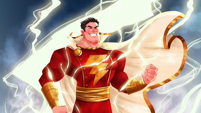 shazam, hd, 4k, superheroes, artwork, digital art, artist, behance
