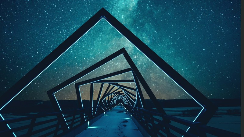 abstract, bridge, hd, stars, photography
