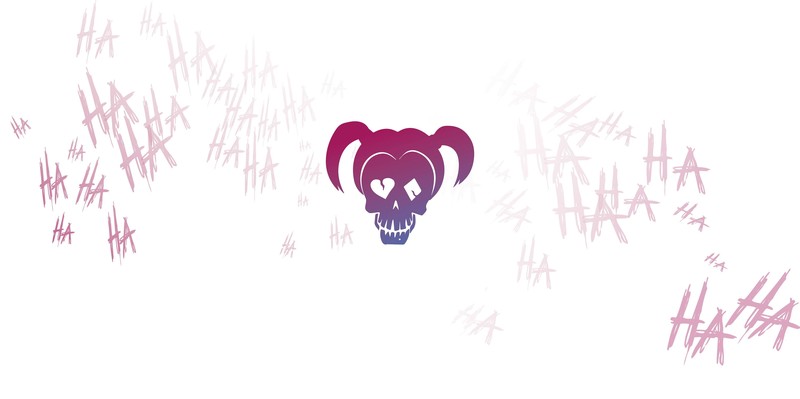 harley quinn, minimalism, superheroes, minimalist, hd, behance