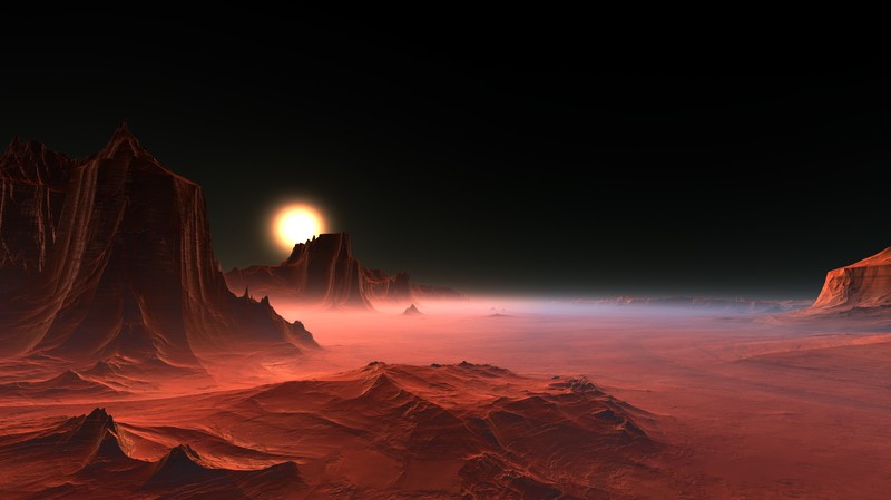 space, scenery, digital art, artist, artwork, hd, deviantart, sun