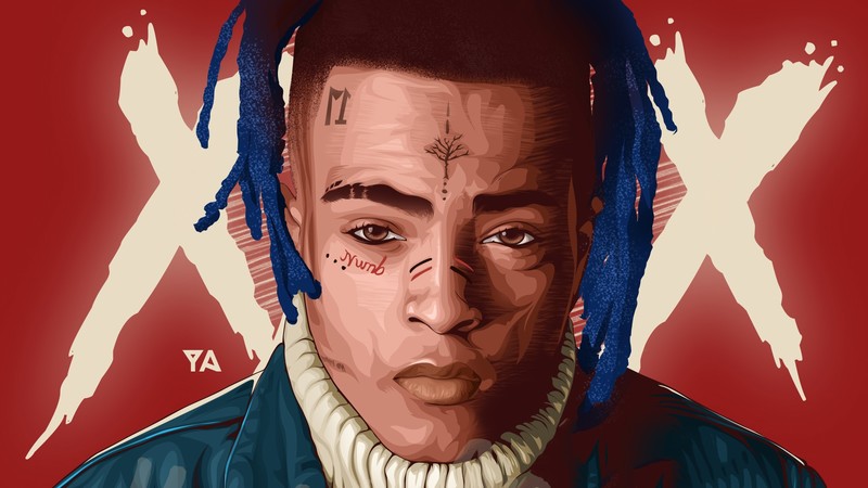 xxxtentacion, music, singer, hd, male celebrities, boys, digital art, behance