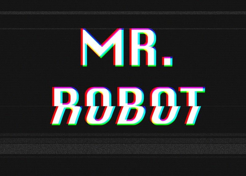 mr robot, tv shows, hd, 4k, typography, behance, glitch