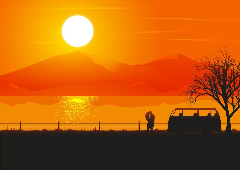 couple, love, artist, artwork, digital art, hd, illustration, 4k, behance, van