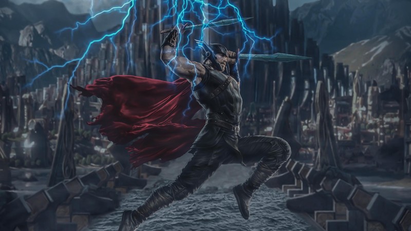 thor, superheroes, hd, 4k, artwork, digital art