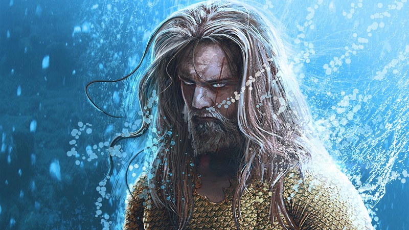 aquaman, artwork, superheroes, hd, digital art, artstation