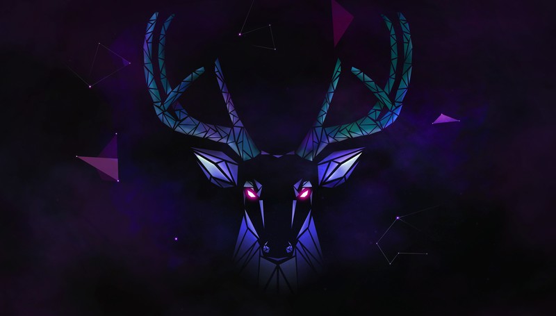 deer, digital art, artist, artwork, hd, 4k