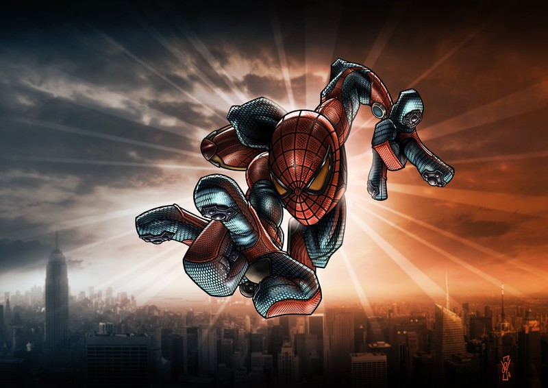 spiderman, superheroes, artwork, hd, digital art, 4k, deviantart