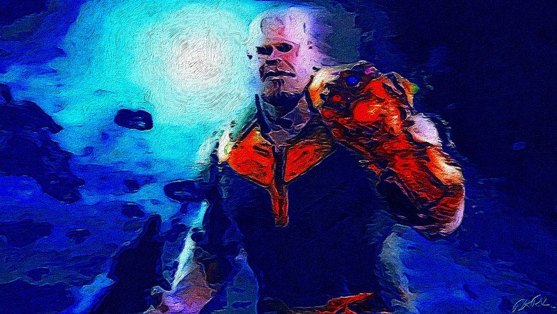thanos, supervillain, marvel, hd, artwork, superheroes, digital art, 4k, 5k