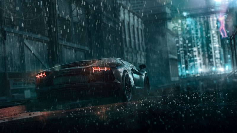 lamborghini, concept car, cars, artist, artwork, digital art, hd, behance
