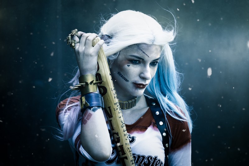 harley quinn, artwork, hd, superheroes, 4k, 5k, cosplay
