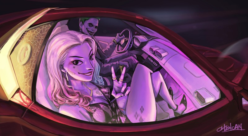 harley quinn, artwork, hd, superheroes, 4k, 5k, digital art, 8k
