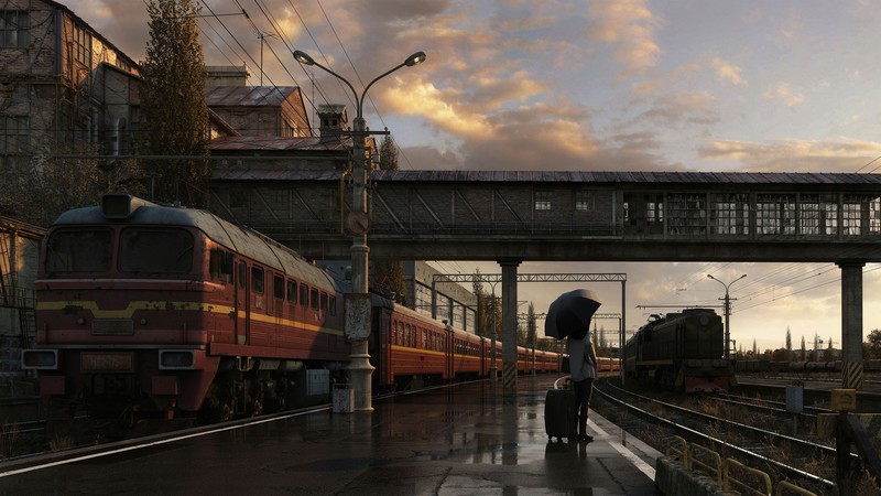 train, artstation, artist, artwork, digital art, hd, 4k