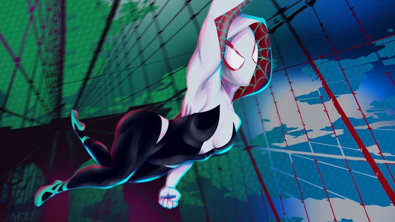 gwen, gwen stacy, hd, artwork, artist, digital art, behance, superheroes
