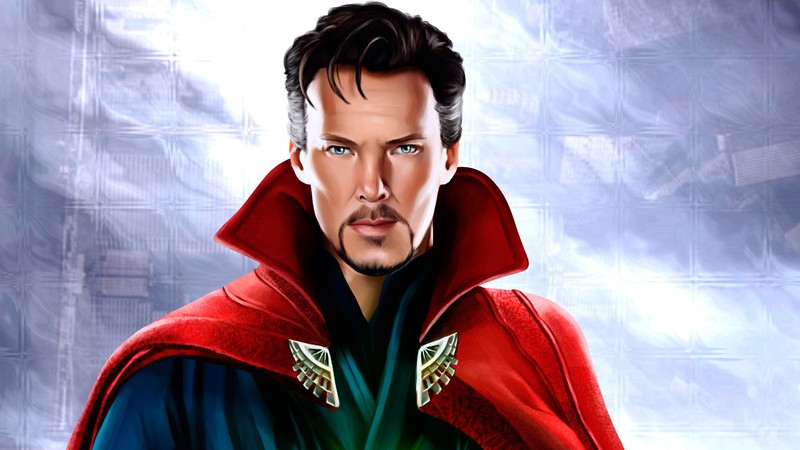 doctor strange, artist, artwork, digital art, illustration, superheroes, behance