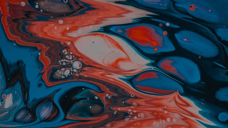 stains, spots, colorful, texture, liquid, 4k