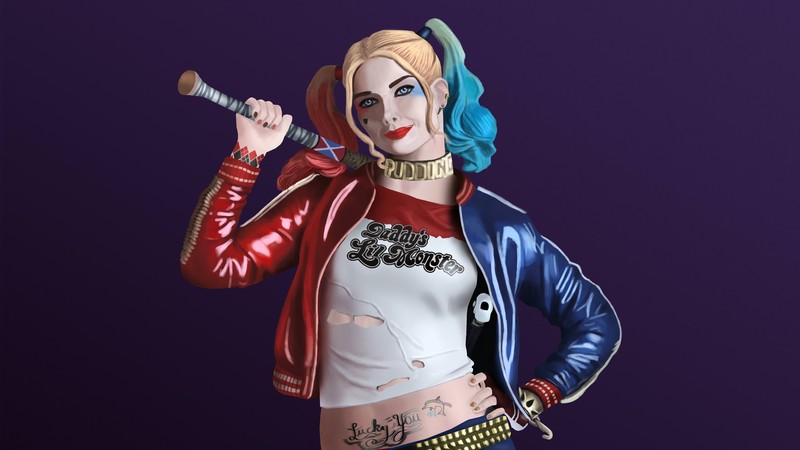 harley quinn, artwork, hd, superheroes, 4k, 5k, digital art