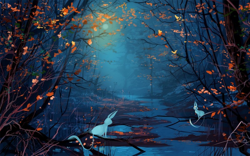 forest, fantasy, artist, artwork, digital art, hd