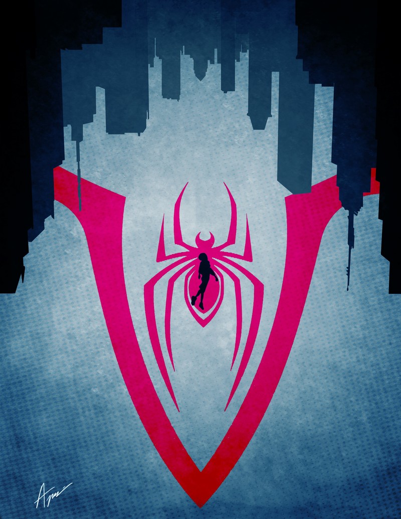 spiderman into the spider verse, 2018 movies, superheroes, movies, 4k, spiderman, animated movies, hd, artwork, artist, digital art, behance