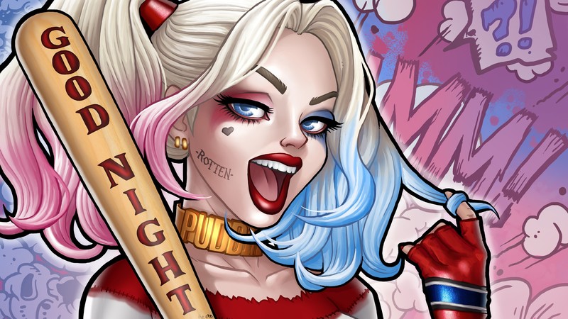 harley quinn, artwork, hd, superheroes, 4k
