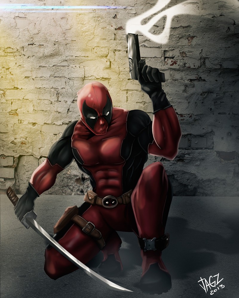 deadpool, hd, artwork, digital art, behance, superheroes