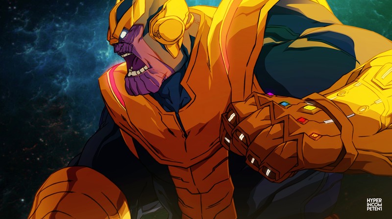 thanos, hd, superheroes, artwork, digital art, art, 4k, deviantart
