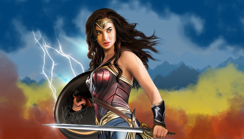 wonder woman, superheroes, artist, artwork, digital art, hd, deviantart, 4k, 5k, 8k, 10k