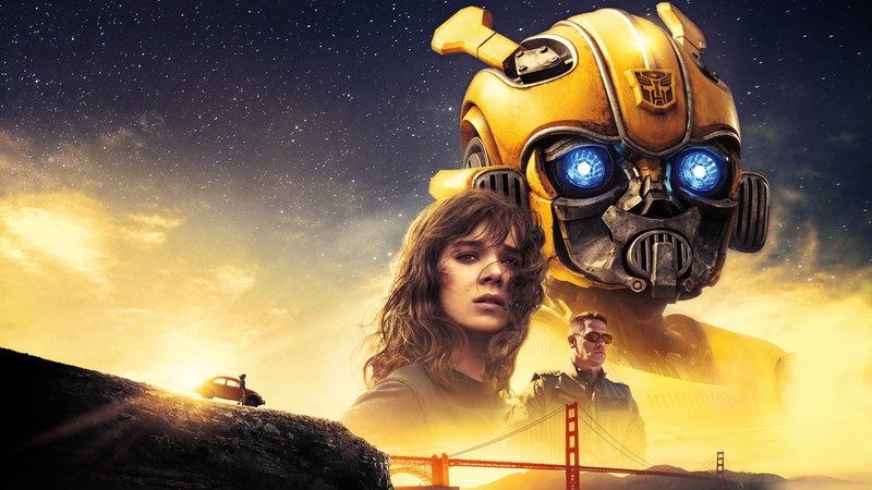 bumblebee, movies, 2018 movies, hd, poster, 4k, 5k, 8k, hailee steinfeld