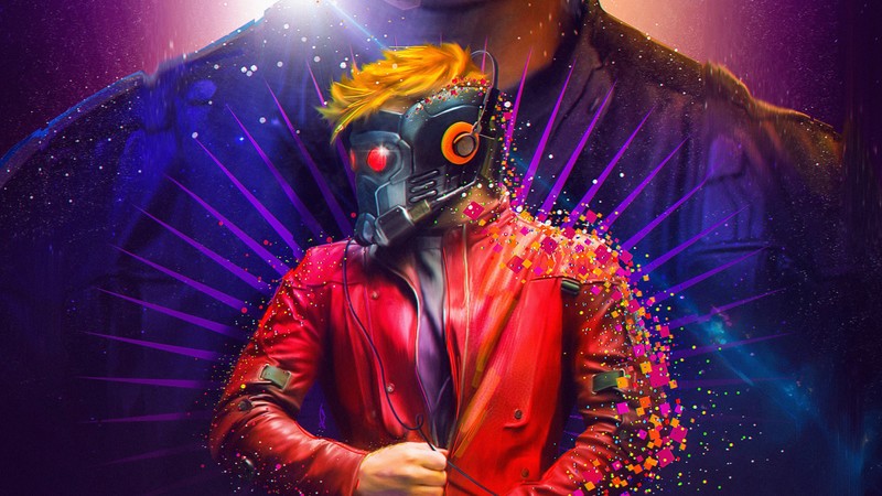 star lord, hd, artwork, superheroes, behance, digital art