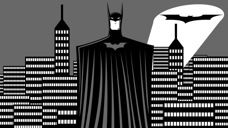 batman, gotham, superheroes, hd, 4k, 5k, deviantart, artist, artwork, digital art, monochrome, black and white