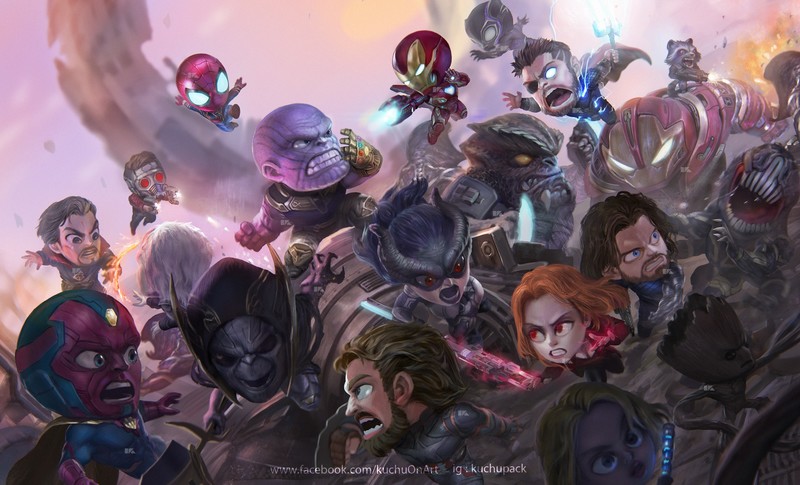 avengers infinity war, hd, artwork, artist, digital art, superheroes, behance, 4k