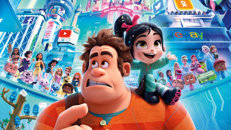 wreck it ralph 2, 2018 movies, movies, animated movies, 4k, 5k, 8k
