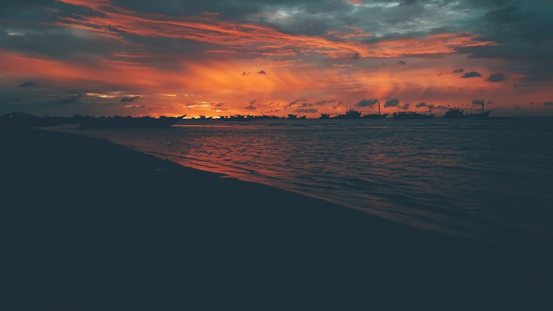 beach, hd, 4k, 5k, nature, photography, sunset