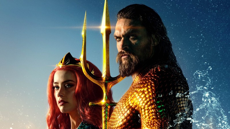 aquaman movie, 2018 movies, movies, hd, aquaman, amber heard, mera, poster, jason momoa