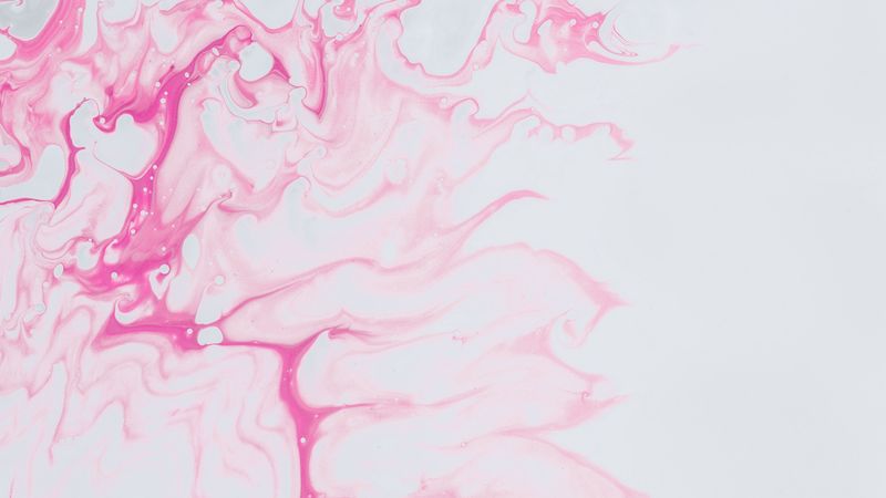 stains, liquid, pink, macro, abstraction, 4k