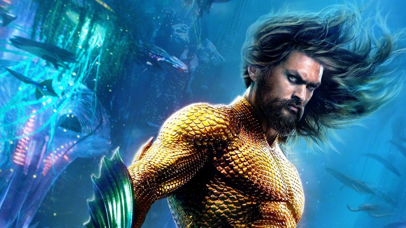 aquaman movie, aquaman, 2018 movies, movies, hd, jason momoa, poster