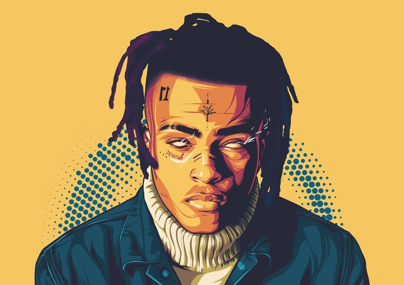 xxxtentacion, music, singer, hd, 4k, male celebrities, boys, digital art, behance