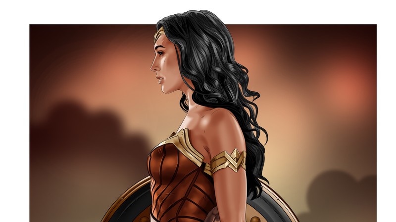 wonder woman, superheroes, artist, artwork, digital art, hd, 4k, behance