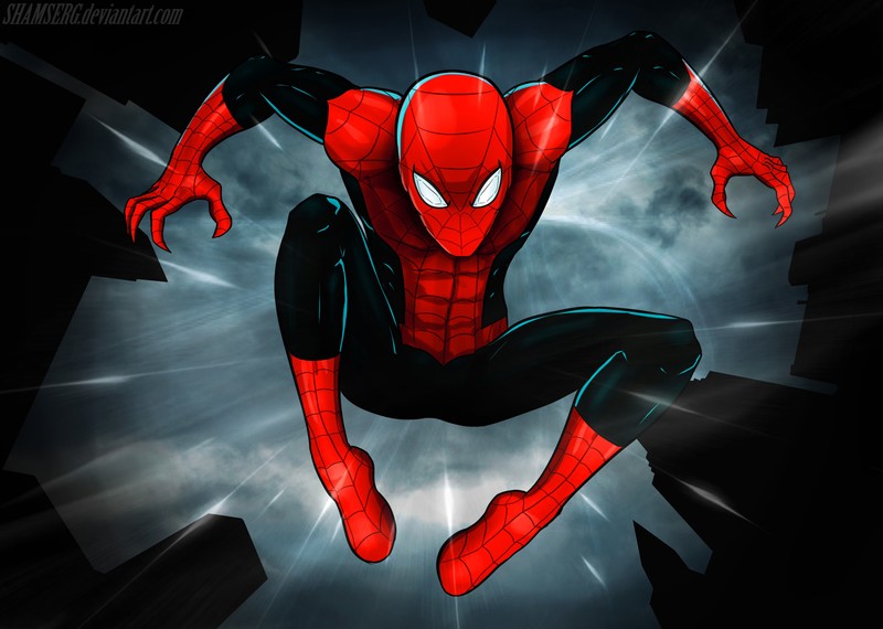 spiderman, hd, 4k, superheroes, artwork, digital art, art, deviantart