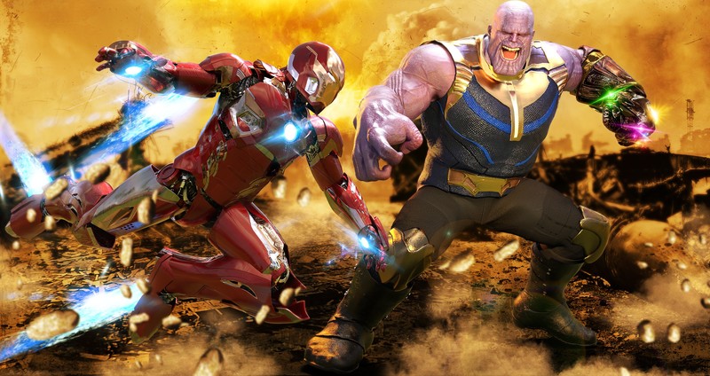 iron man, thanos, 4k, hd, superheroes, digital art, superheroes, deviantart