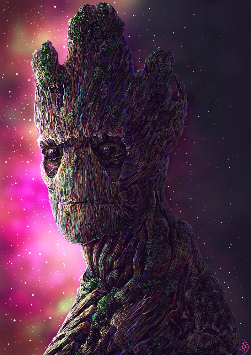 groot, hd, 4k, artwork, artist, behance, superheroes, movies