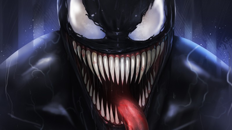 venom, superheroes, digital art, hd, 4k, 5k, deviantart