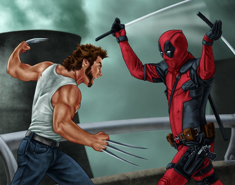 deadpool, wolverine, superheroes, hd, 4k, 5k, deviantart