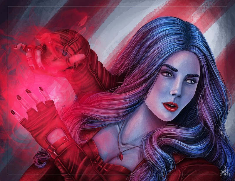 captain america civil war, hd, artwork, superheroes, deviantart, scarlet witch