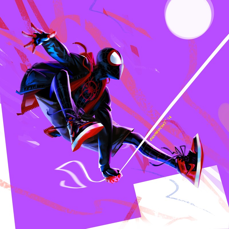 spiderman into the spider verse, 2018 movies, movies, spiderman, animated movies, hd, artwork, artist, behance, superheroes, 4k