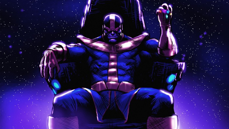 thanos, superheroes, hd, 4k, 5k, artwork, artist, deviantart, digital art