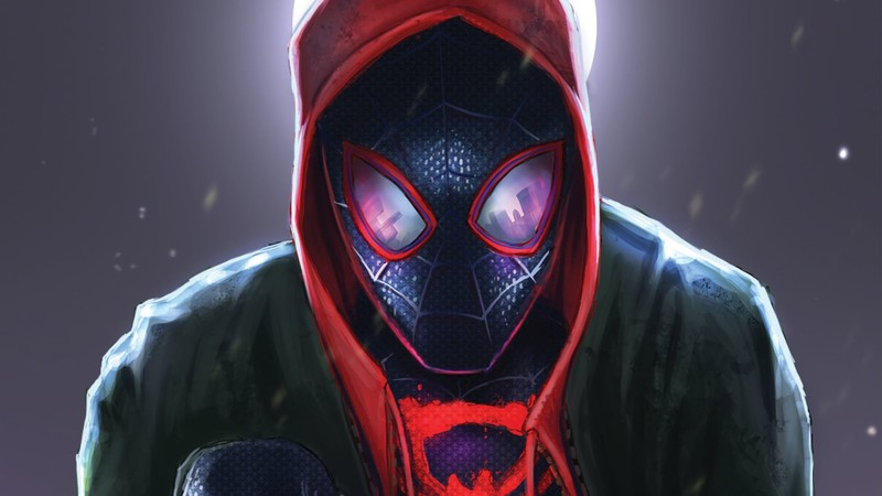 spiderman into the spider verse, 2018 movies, movies, spiderman, animated movies, hd, art