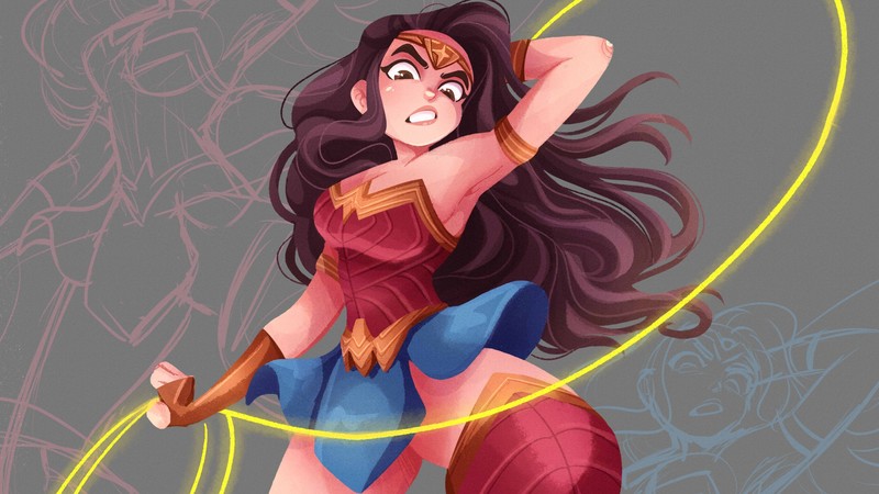 wonder woman, superheroes, hd, behance, artist, artwork, digital art
