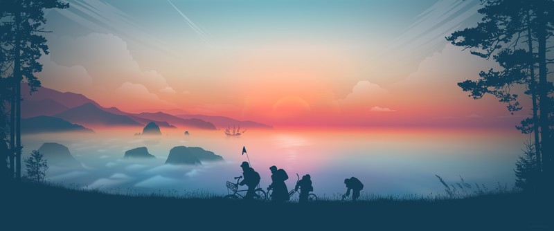 minimalist, minimalism, artist, artwork, digital art, hd, 4k, dribbble