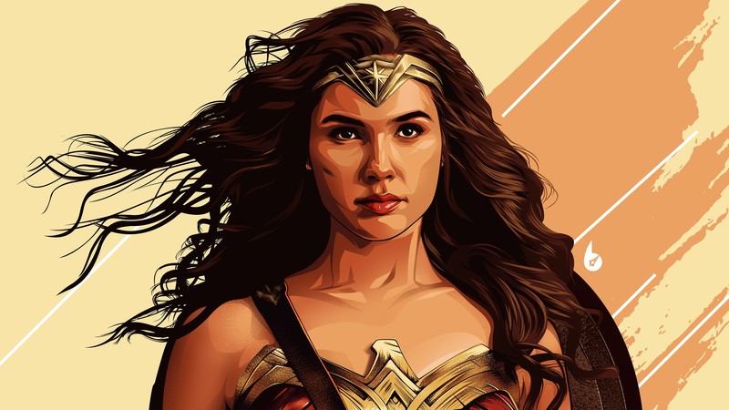 wonder woman, hd, 4k, artwork, digital art, superheroes, behance