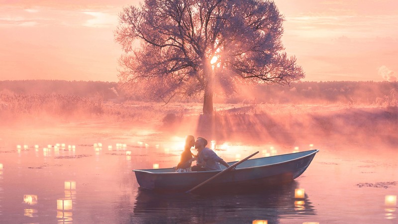 love, couple, boat, photography, hd, 4k